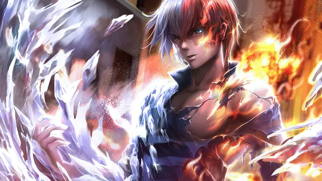 Shoto Todoroki #14 4K wallpaper