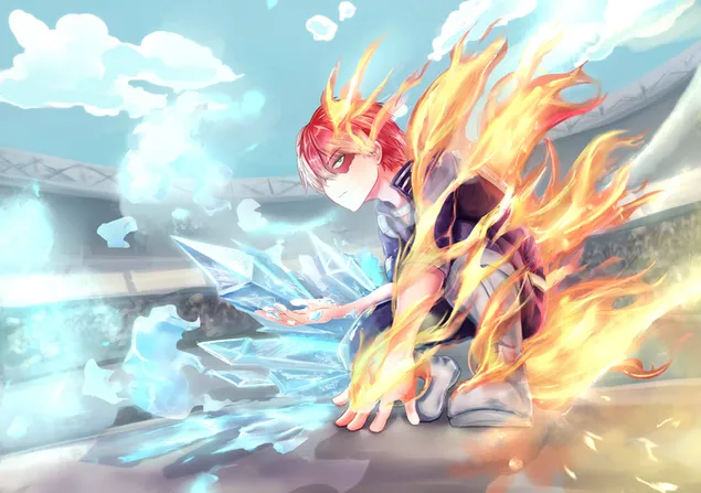 Shoto Todoroki #3 2K тапет