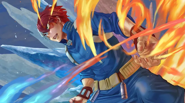 Shoto Todoroki (My Hero Academia) 2K ozadje