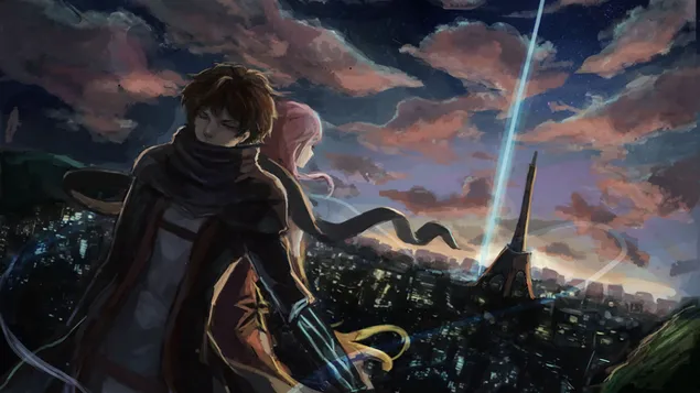 Hình nền Shu Ouma & Inori Yuzuriha 8K