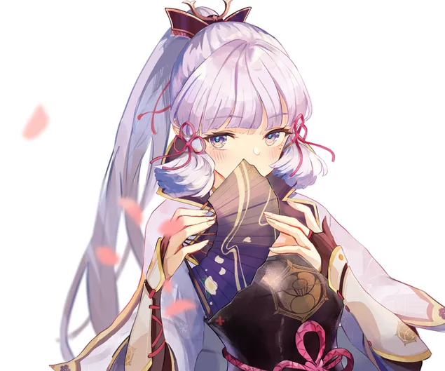 สาวขี้อาย คามิซาโตะ อายากะ | เก็นชิน อิมแพ็ค HD วอลเปเปอร์