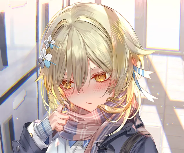 害羞的女孩 Lumine | 原神衝擊 HD 壁紙