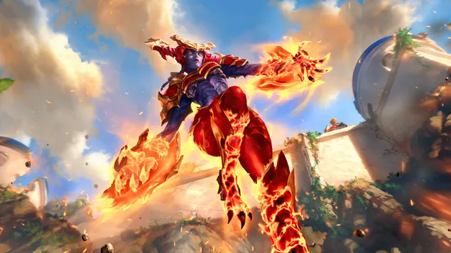 希瓦娜（符文之地的傳奇） - 英雄聯盟（LOL） 4K 壁紙