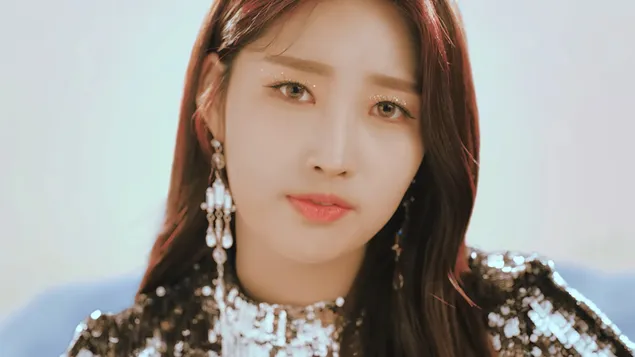 Sihyeon në 'Dun Dun' MV Shoot (2020) nga Everglow (K-Pop Band) 4K sfond