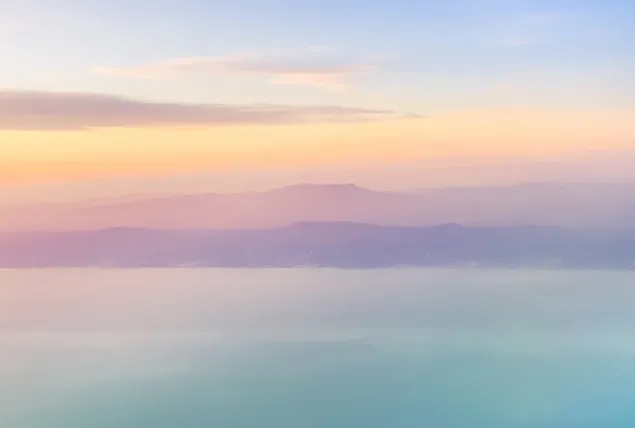 cisza natury z widokiem na gory pobierz