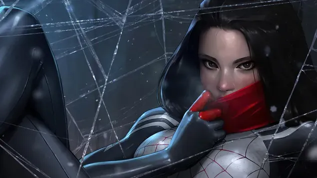 fumetti di supereroi della meraviglia della seta scarica