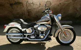 Tapeta Stříbrný Harley Davidson HD