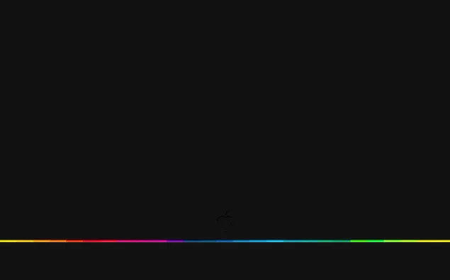 Hình nền Đơn giản - Apple Rainbow 2K