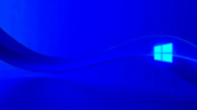 پس زمینه آبی ساده لوگوی ویندوز 11 کاغذدیواری  4K