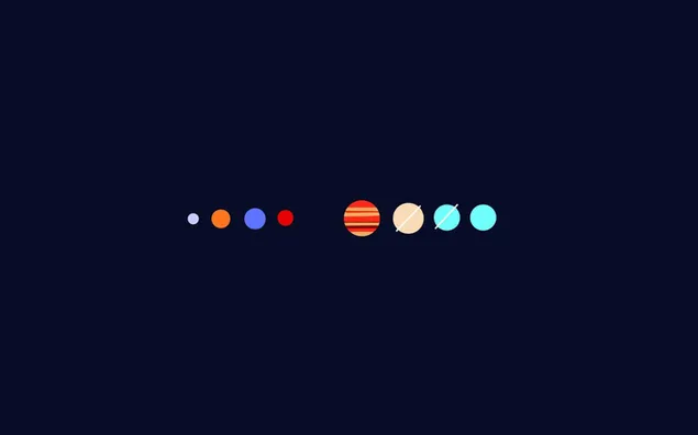 シンプル - 惑星の青い背景 ダウンロード
