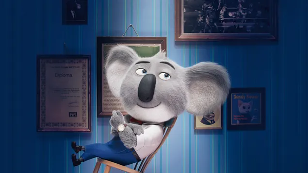 歌う-バスタームーン 4K 壁紙