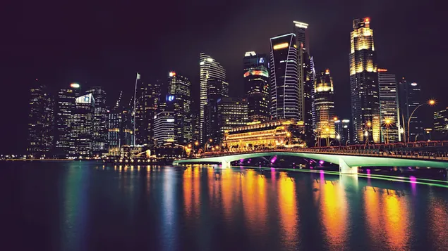 Singapoer - stadsbeeld aflaai