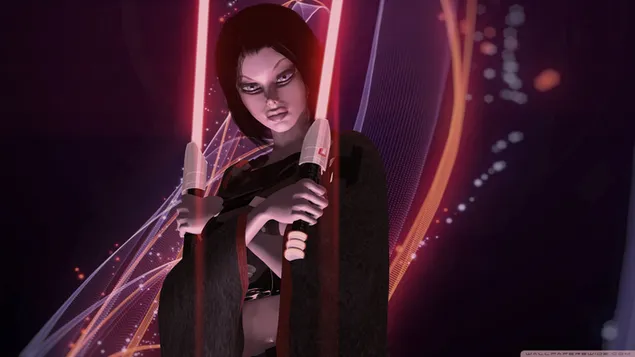 Dama Guerrera Sith 4K fondo de pantalla