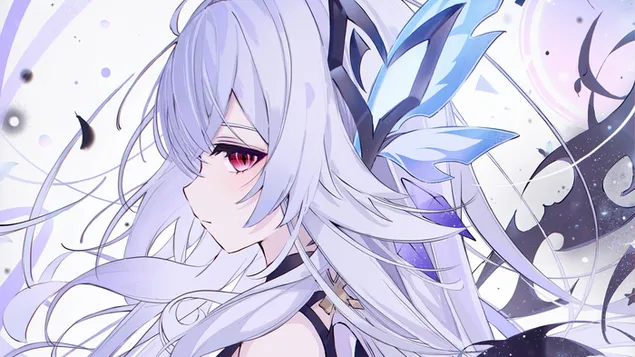 Skirk from Genshin Impact 4K wallpaper