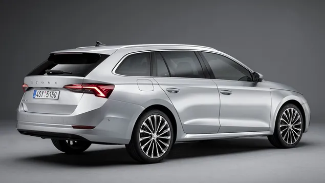 Skoda Octavia Combi 2020 Achter HD achtergrond