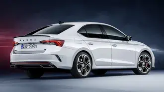 Škoda Octavia RS-iV 2020 Zadaj HD ozadje