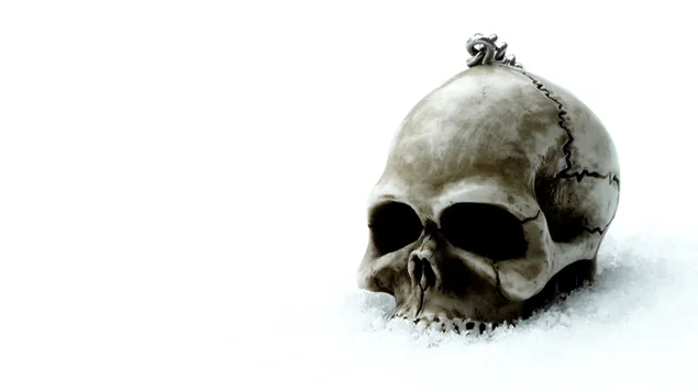 Skull, vinteren kommer 4K tapet