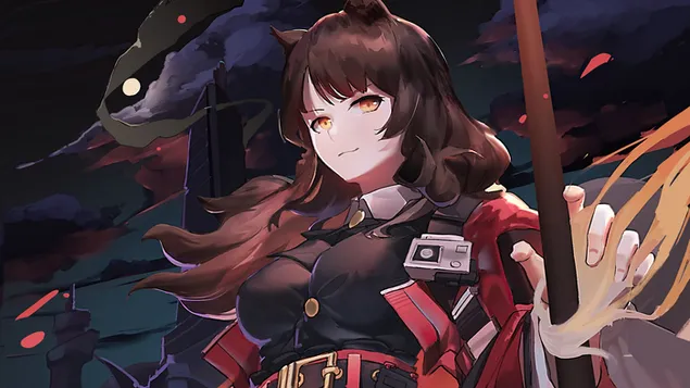 Skyfire - Arknights（動漫電子遊戲） 4K 壁紙