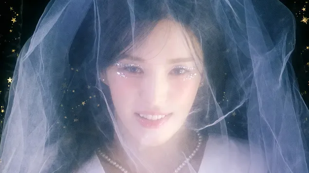 smiling bride 'wendy' van red velvet - 'wish you hell' album shoot aflaai