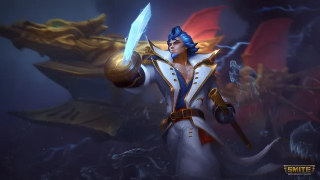 Smite - Ao Kuang, amiral 4K bakgrund