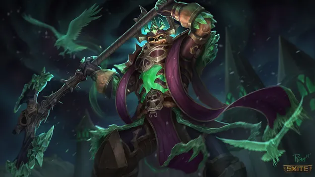 smite - chilling death odin splash baixada