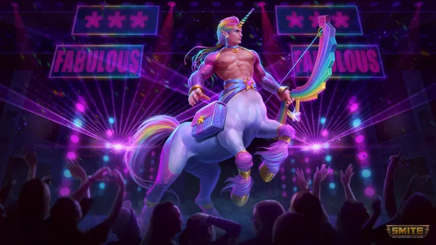 Smite - Chiron, fantastiskt 4K bakgrund