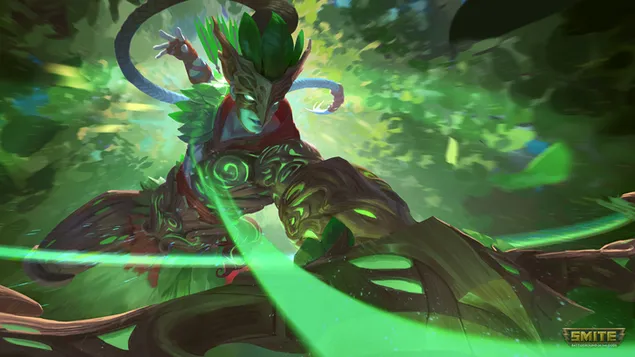 Smite - Hou Yi, jordens försvarare 4K bakgrund
