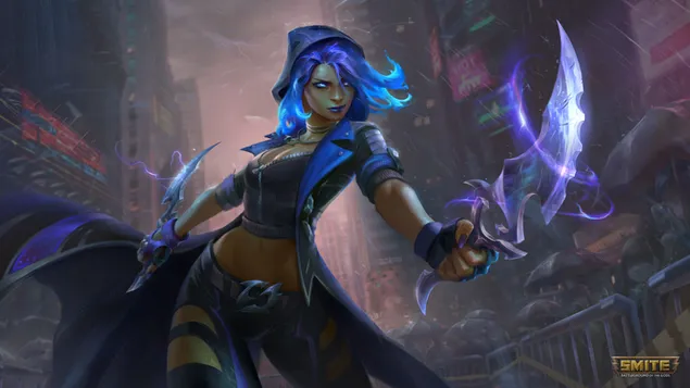 Smite - Pele, Darkblade 4K kertas dinding