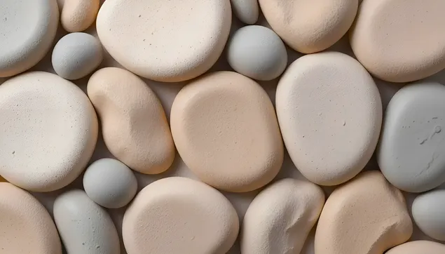 Taustpilt Sile neutraalsete kividega taust ja orgaaniline tekstuur 2K