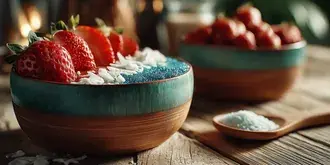 desert <<smuzi-boul>> s fruktami i kokosovoy struzhkoy skachat'
