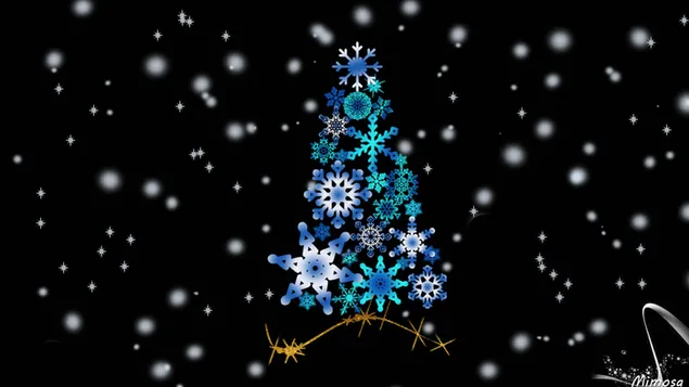Sneeuwvlokken Kerstboom 2 download