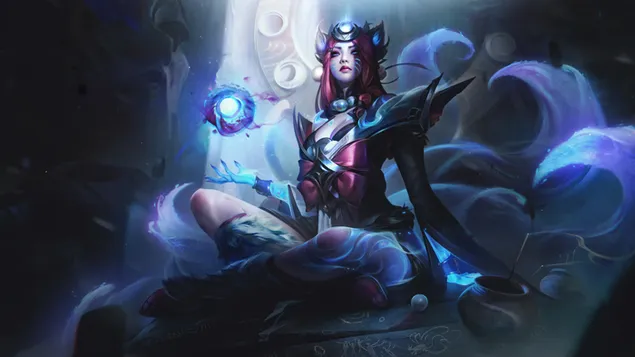 luna di neve 'ahri' - league of legends (lol) scarica