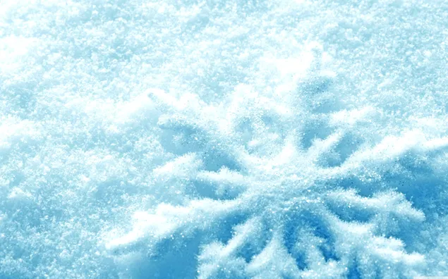 Simbol kepingan salju di salju