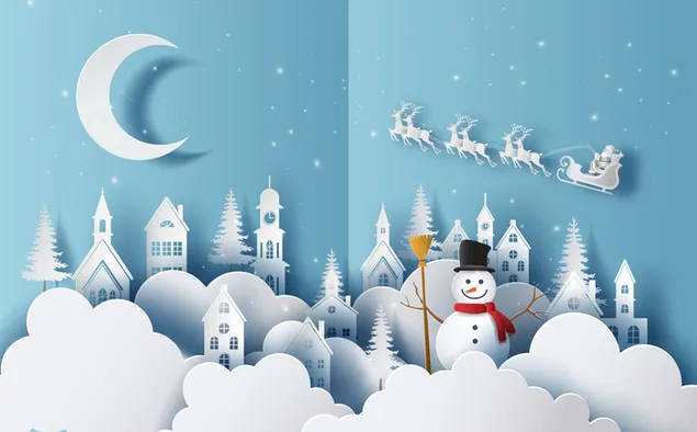 Snowman's winter card
