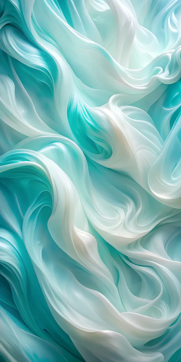 Páipéar balla Sreabhadh Sreabhán Bán Bog agus Galánta agus Gorm Aqua2K