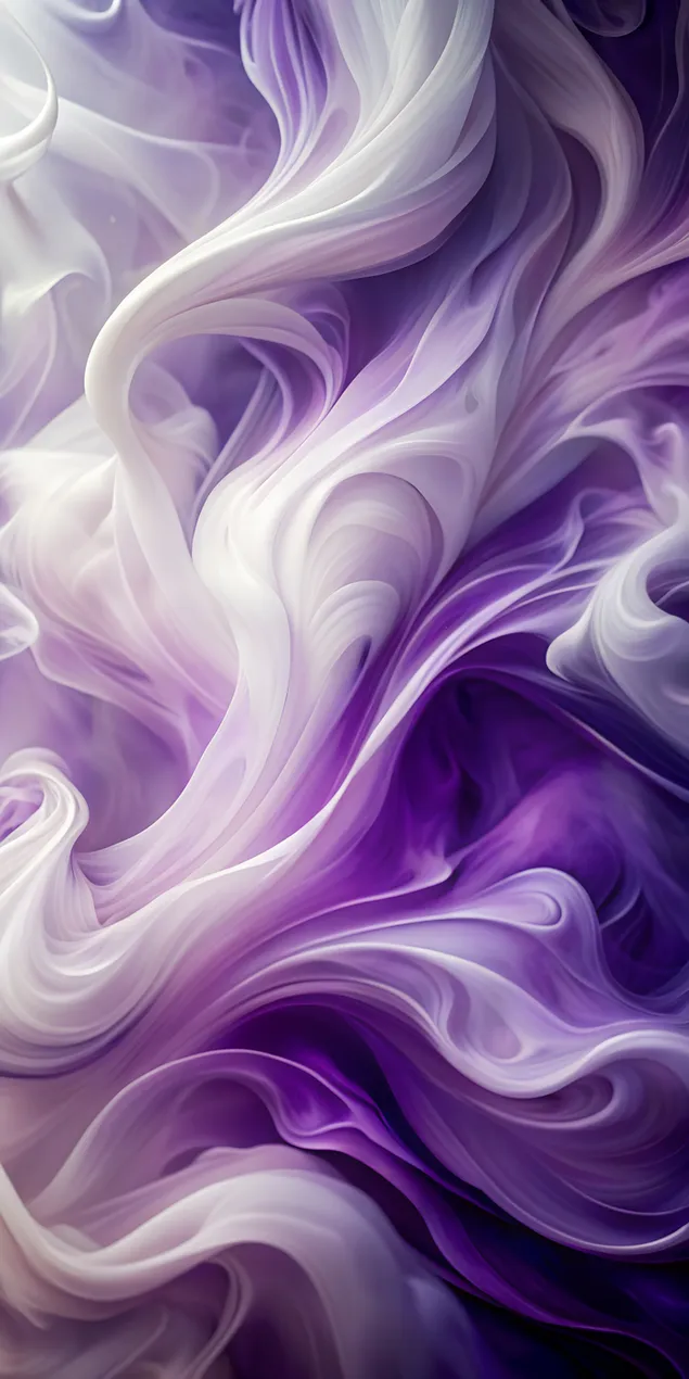 Páipéar balla Sreabhadh Sreabhán Bán agus Corcra Bog agus Galánta2K