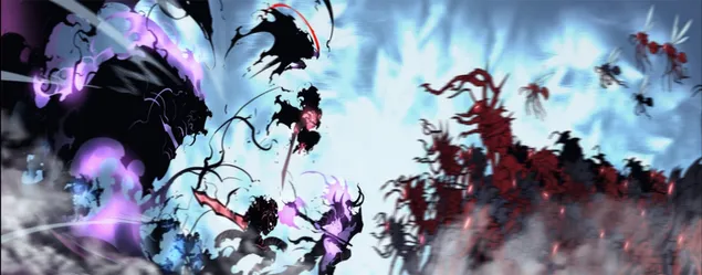 Nivelamento Solo - Shadow Army Vs Monsters 2K papel de parede