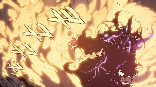 Solo nivellering: stødtænd 4K baggrundsbillede