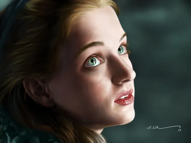 Hình nền Sophie Turner (Fanart thực tế) | Nữ diễn viên người Mỹ 4K
