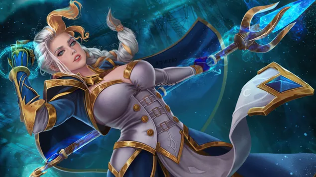 Sorceress 'Jaina Proudmoore' - World of Warcraft [WoW] 4K wallpaper