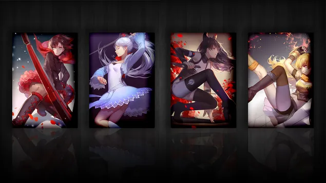 فتاة نادي نسائي - ماديسون ومادي ومادي ومايسي 4K خلفية