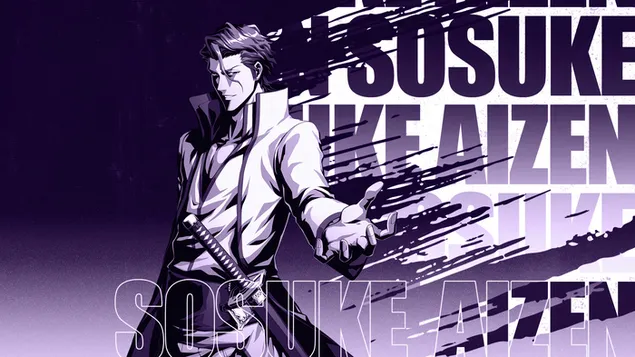Sosuke Aizen iz Bleach: Rebirth of Souls 4K pozadina