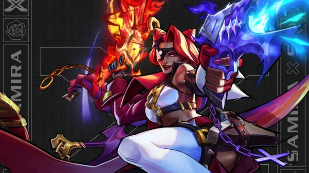 灵魂斗士“萨米拉”| 英雄联盟[哈哈] 4K 壁纸