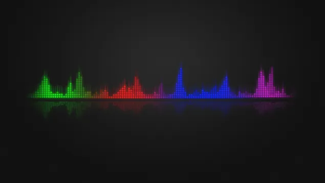 Sound Equalizer Rainbow 4K tapet