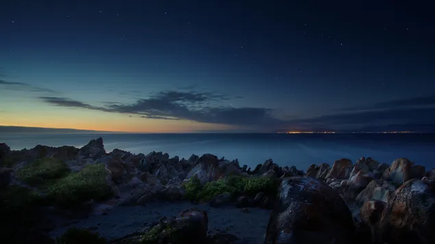 Sudáfrica Ocean Night 4K fondo de pantalla