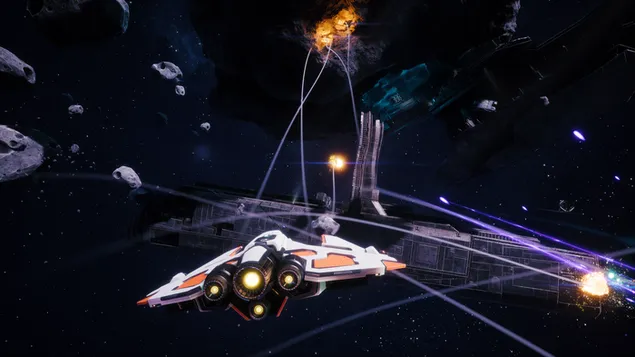 太空战，永恒空间 4K 壁纸