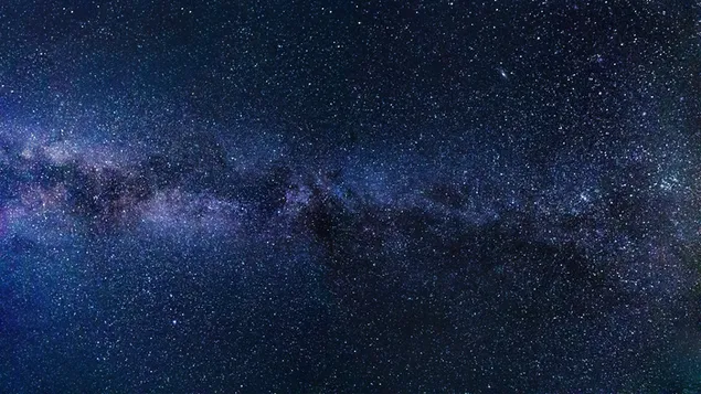 Raum bedeckt mit hellen Sternen 4K Hintergrundbild