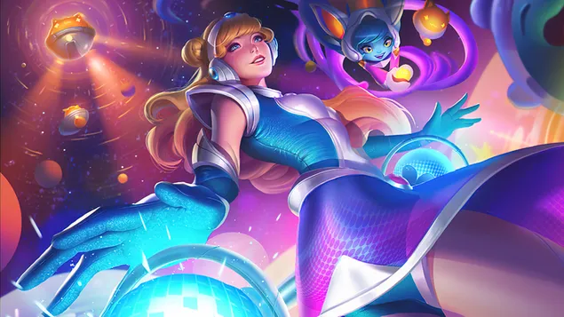 Space Groove 'Lux' - 英雄联盟 [LOL] 4K 壁纸
