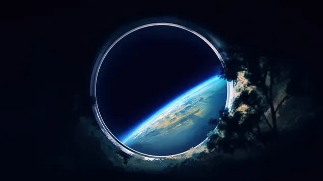 Ruimte planeet kunst