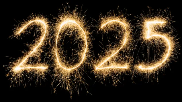 sparkling golden new year 2025 download